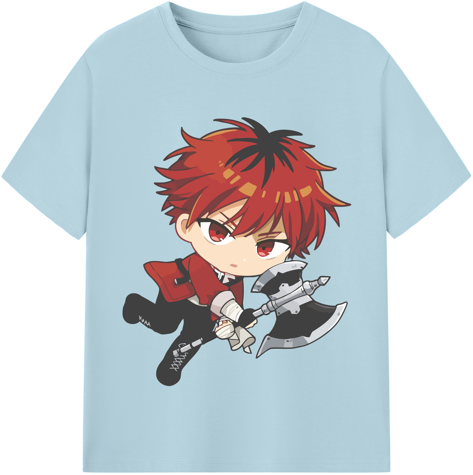 （画像用） 葬送のフリーレン Frieren 綿100％半袖Tシャツ（フロントプリント）